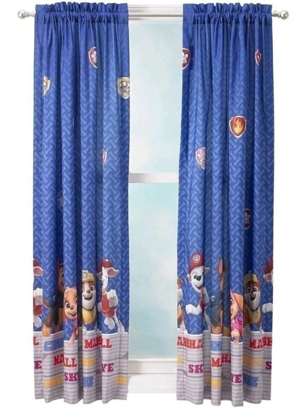 Nickelodeon Proud to Patrol Curtains Drapes Panels fit 36"X48" Boy Kids Bedroom